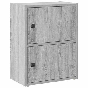 vidaXL Estante 40x24x52 cm derivados de madeira cinzento sonoma
