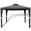 vidaXL Gazebo com telhado 3 x 3 m cinzento escuro