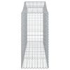 vidaXL Cestos gabi&atilde;o arqueados 25 pcs 200x50x100/120 ferro galvanizado