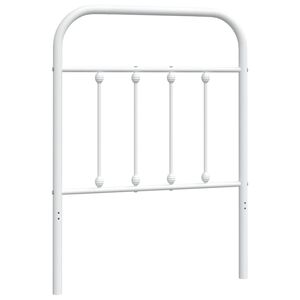 vidaXL Cabeceira de substitui&ccedil;&atilde;o 75 cm metal branco