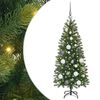 vidaXL &Aacute;rvore de Natal Artificial Verde 120 cm PE e PVC