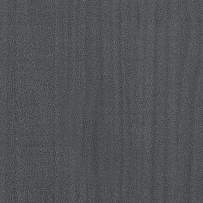 vidaXL Mesa de cabeceira 40x31x40 cm pinho maciço cinzento