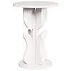 vidaXL Mesa de centro Branco 39,5 x 39,5 x 53,5 cm