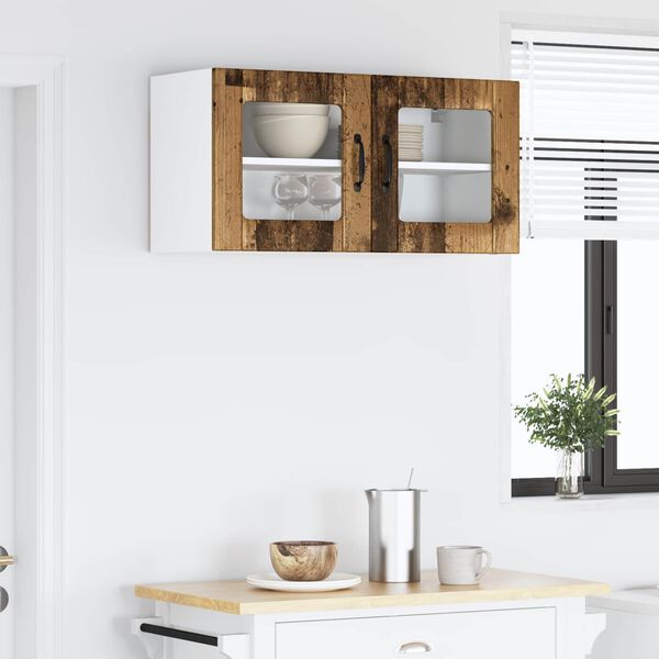 vidaXL Arm&aacute;rio de Cozinha Madeira antiga 80 x 31 x 40 cm