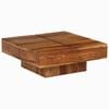 vidaXL Mesa de centro 80x80x30 cm madeira de ac&aacute;cia maci&ccedil;a