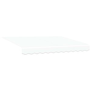vidaXL Toldo retr&aacute;til Branco 300 x 250 x 165 cm Tecido e Metal