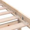 vidaXL Estrutura de cama pequena solteiro 75x190 cm pinho maci&ccedil;o