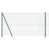 vidaXL Poste de Cerca Verde 10 x 1,2 m (12 x 12 mm de malha) A&ccedil;o e PVC
