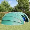 vidaXL Tenda de Piscina Domo Verde 538 x 440 x 204 cm
