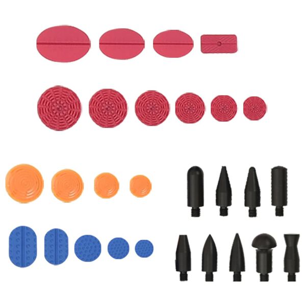 vidaXL Conjunto para repara&ccedil;&atilde;o de mossas 37 pcs a&ccedil;o inoxid&aacute;vel