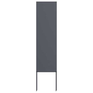 vidaXL Tela de Privacidade para Jardim Fretwork Antracite 32 x 140 cm