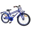 vidaXL Bicicleta Infantil 18 Polegadas para 5-7 anos Azul Escuro