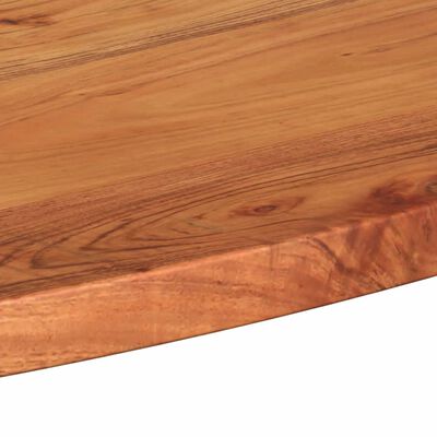 vidaXL Tampo de mesa oval 110x40x2,5 cm madeira de acácia maciça