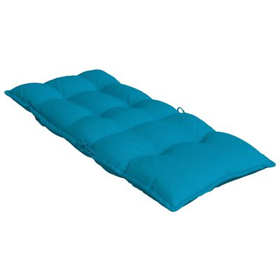 vidaXL Almofadões cadeira encosto alto 2 pcs tecido oxford azul-claro