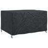 vidaXL Capa para M&oacute;veis Liso Preto 180 x 150 x 85 cm 210D