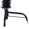vidaXL &Aacute;rvore de Natal Artificial Pr&eacute;-iluminada Preto 150 cm PVC