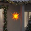 vidaXL Luz de Natal com LED dobr&aacute;vel 43 cm amarelo