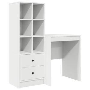vidaXL Mesa Branco 145,5 x 40 x 127 cm 2 unid.