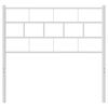 vidaXL Cabeceira de cama 80 cm metal branco