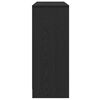 vidaXL Buffet Preto 102 x 29.5 x 75 cm Madeira processada