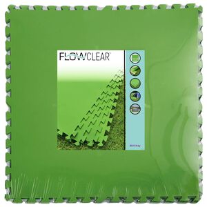 Bestway Flowclear Protetores de piso 9 pcs 5,47 m&sup2; verde