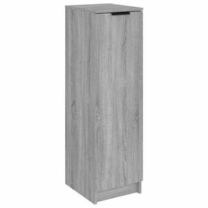 vidaXL Sapateira 30x35x100 cm derivados de madeira sonoma cinza