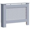 vidaXL Cobertura de radiador 112x19x81,5 cm MDF antracite