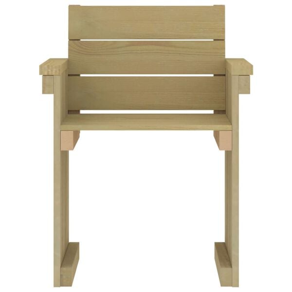 vidaXL 7 pcs conjunto de jantar p/ jardim pinho impregnado