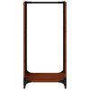 vidaXL Rack Lenha 40x30x80 cm a&ccedil;o resistente &agrave;s intemp&eacute;ries
