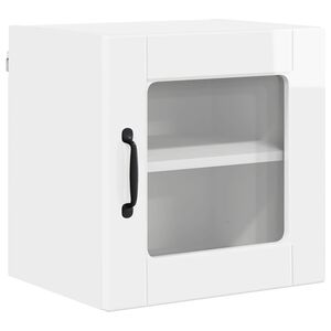 vidaXL Arm&aacute;rio de Cozinha com porta Branco Brilhante 40 x 31 x 40 cm