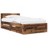 vidaXL Estrutura da Cama 2 unid. Madeira antiga Derivados de Madeira