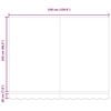 vidaXL Toldo Retr&aacute;til Branco 350 x 250 cm Poli&eacute;ster e Alum&iacute;nio