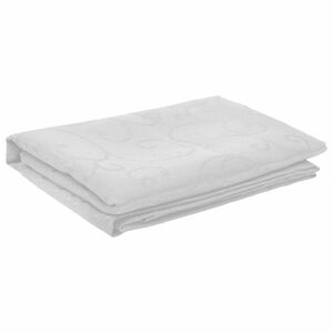 vidaXL Toalha de Mesa Retangular Branco 110 x 180 cm