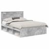 vidaXL Estrutura da Cama Cinzento Cimento 160 x 200 cm