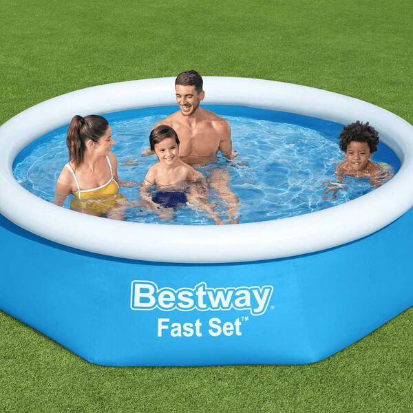 Bestway Fast Set Piscina insufl&aacute;vel redonda 244x61 cm 57265