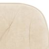 vidaXL Cadeiras de jantar 2 pcs veludo cor creme