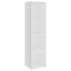 vidaXL M&oacute;veis de TV 2 pcs 142,5x35x36,5 cm contraplacado branco