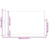 vidaXL Toldo lateral retr&aacute;til para p&aacute;tio 170x300 cm creme