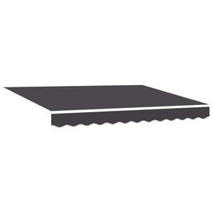 vidaXL Tecido de substitui&ccedil;&atilde;o para toldo Antracite 2,5 x 2 m Poli&eacute;ster