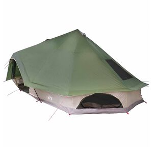vidaXL Barraca Tipi Familiar Tipi com telhado Verde 680 x 430 x 270 cm