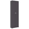 vidaXL Roupeiro de corredor 55x25x189 cm contraplacado cinzento