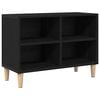 vidaXL Gabinete para TV 69,5 x 30 x 50 cm Carvalho Preto