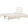 vidaXL Estrutura sof&aacute;-cama de puxar 2x(90x190) cm pinho maci&ccedil;o