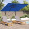 vidaXL Parasol Roma Azul 286 x 284 x 265 cm Alumínio e Poliéster