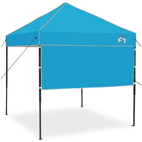 vidaXL Tenda de Toldo Manual Azul 194 x 194 x 251 cm tecido