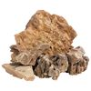 vidaXL Rochas Dragon 25 kg 5-30 cm castanho
