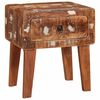 vidaXL Mesa de apoio Castanho 40 x 32 x 46 cm Madeira Refor&ccedil;ada S&oacute;lida
