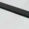 vidaXL Porta deslizante c/ conj. ferragens 76x205cm vidro ESG preto