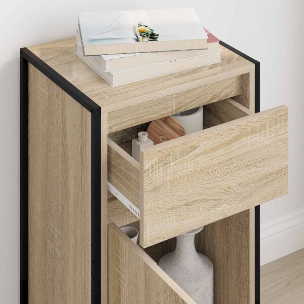 vidaXL Buffet com gaveta Sonoma 81 x 36 x 150,5 cm Madeira processada