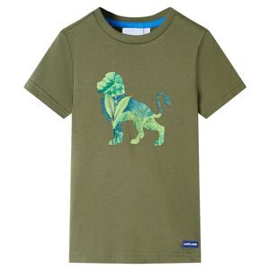 T-shirt de crian&ccedil;a cor caqui 104